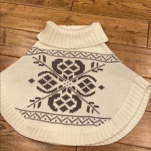 Girls 3T sweater cape